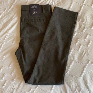Gap signature skinny ankle dress pants in grey